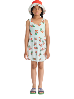 Bobo Choses Kids' Juicy Tomatoes Textured Skirt, Light Blue, Light Blue