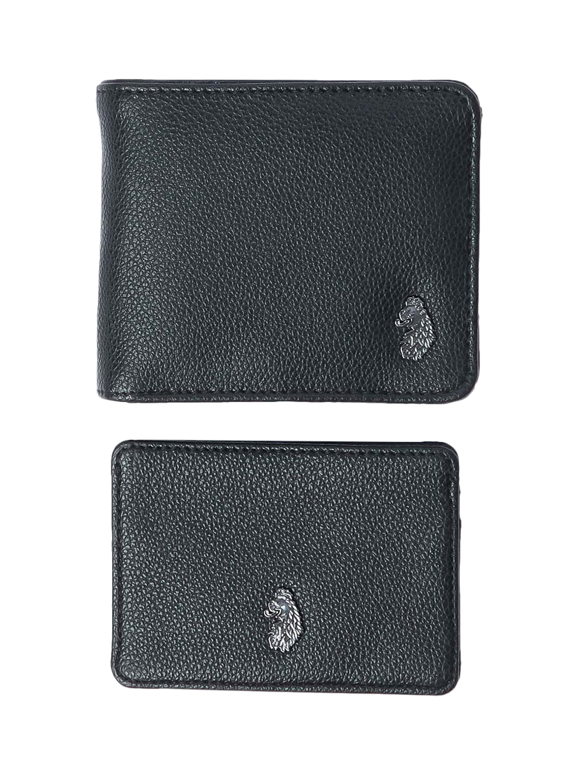 Product image 1 of 11, which shows LUKE 1977 New Dover Flap Over Wallet, Black, One Size