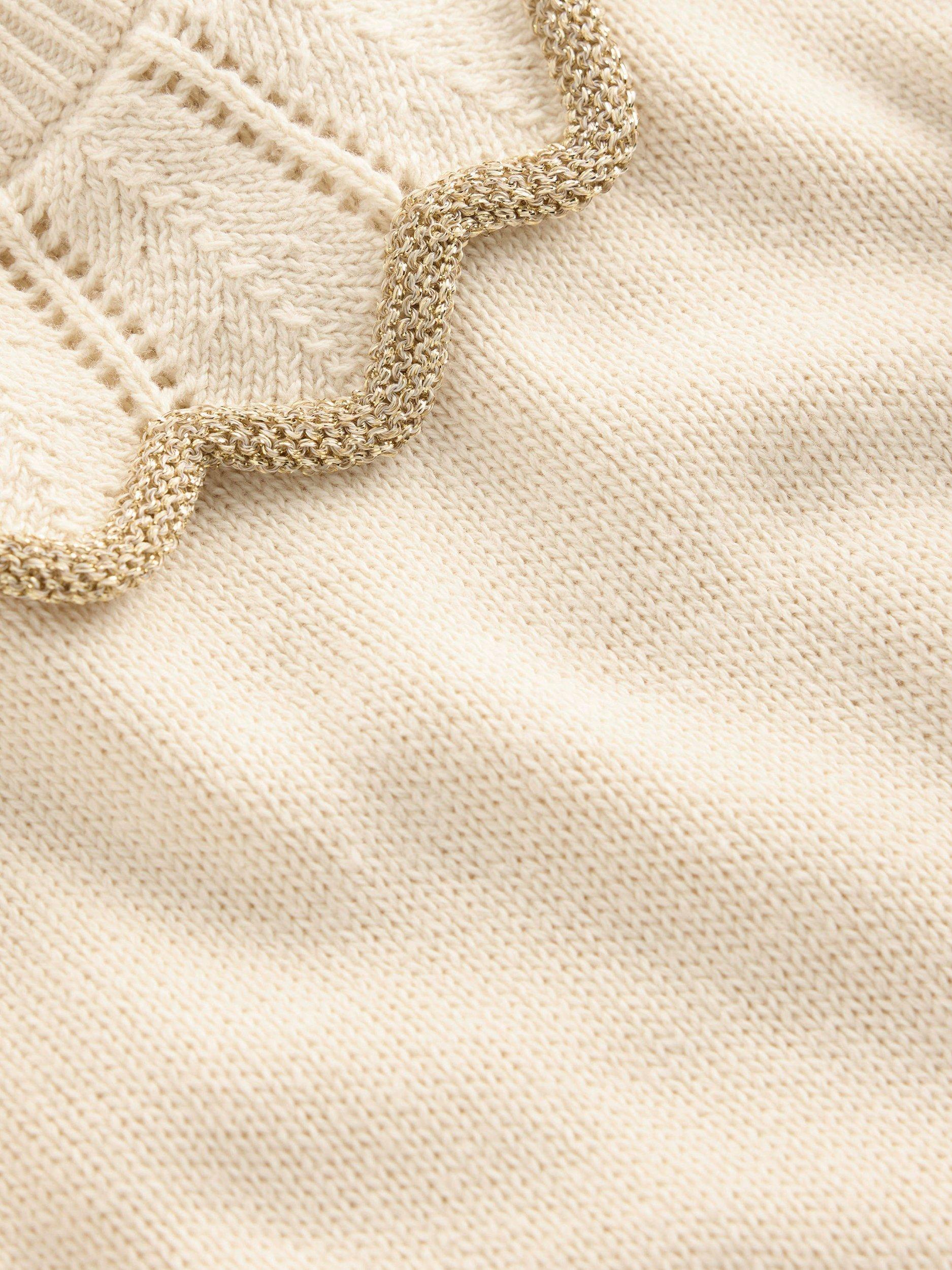 Product image 3 of 3, which shows Mini Boden Kids' Cotton Blend Collared Long Sleeve Dress, Soft Ivory, 3-4 years