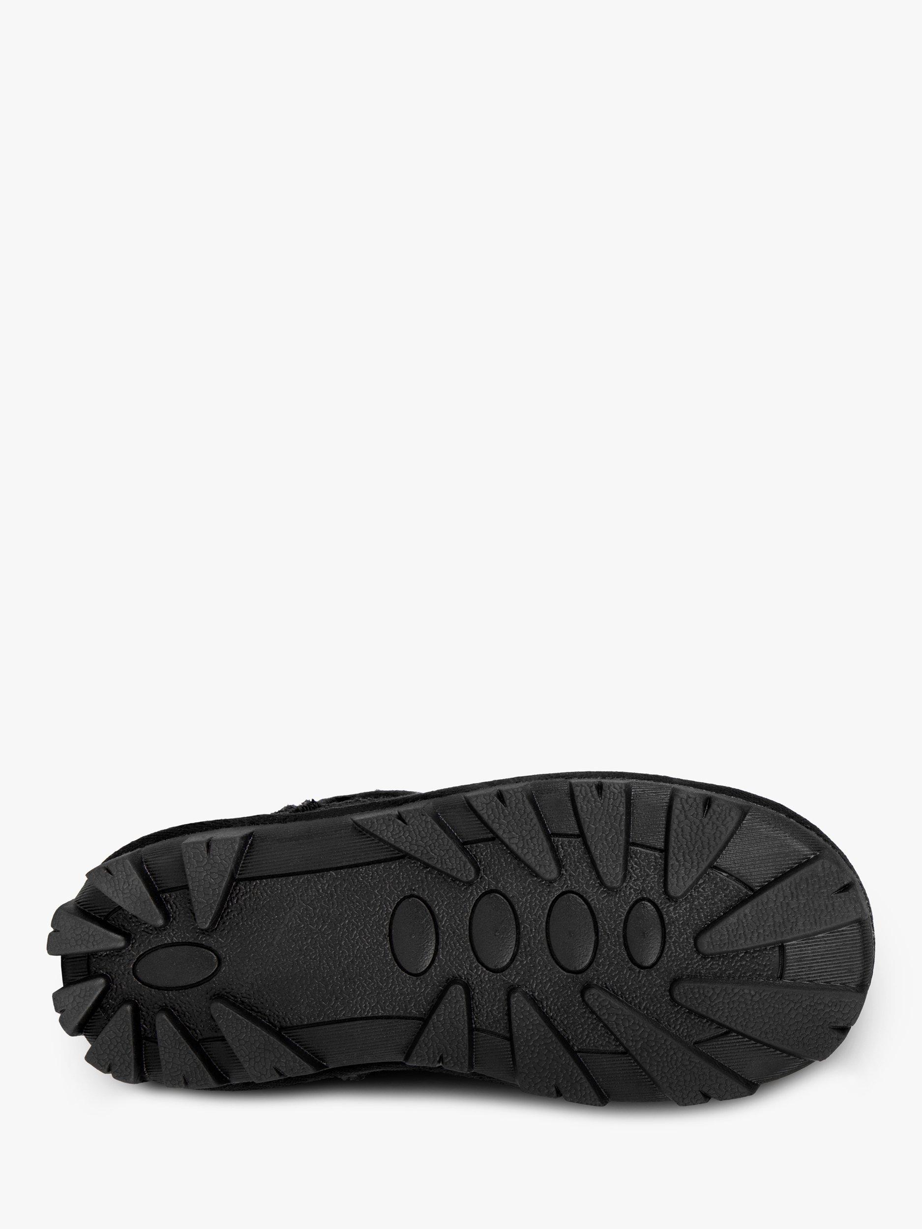 Product image 5 of 6, which shows Just Sheepskin Grace Suede Slipper Boots, Black, 3