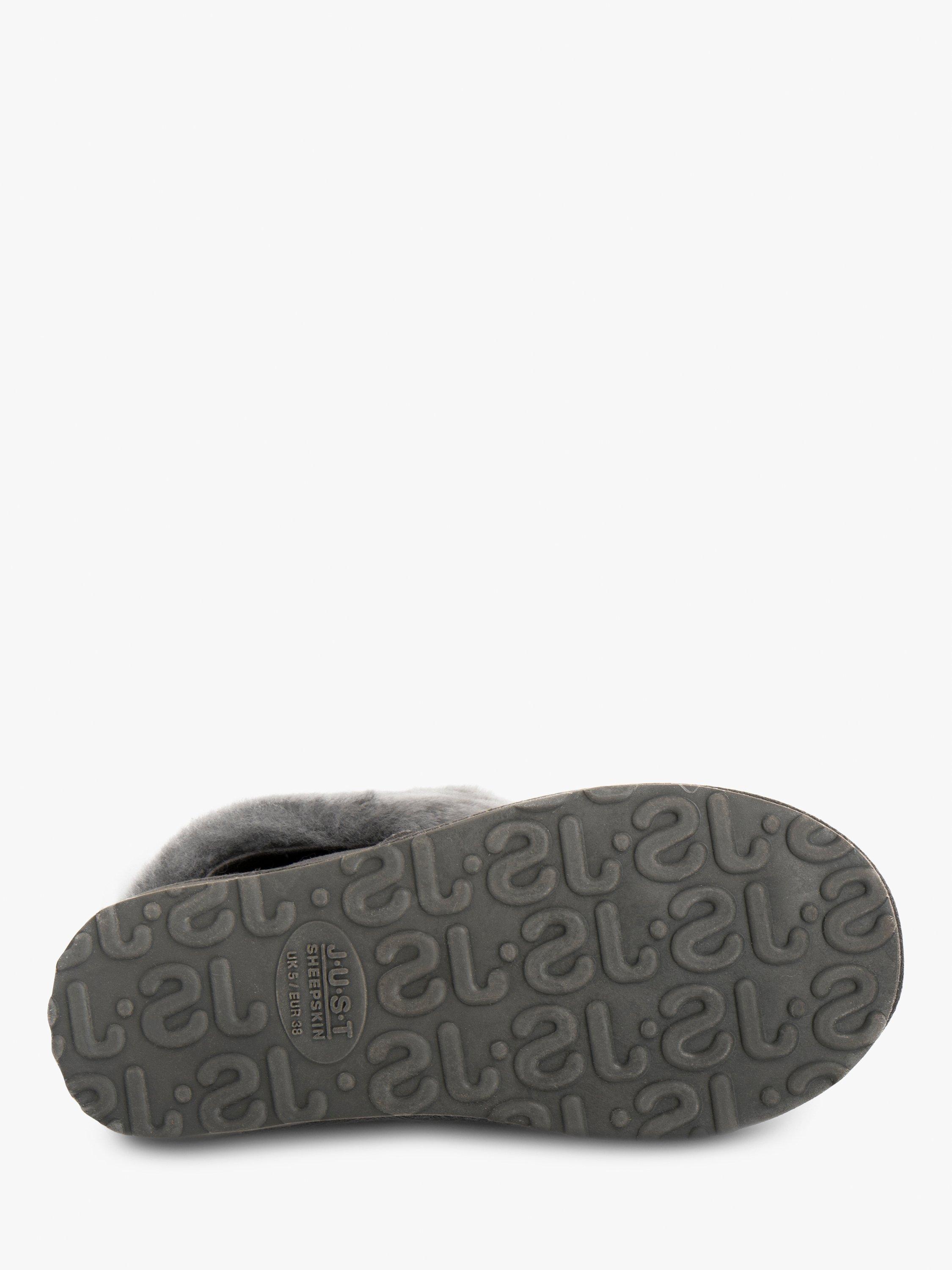 Product image 6 of 6, which shows Just Sheepskin Women's Cornwall Sheepskin Boots, Granite, 3