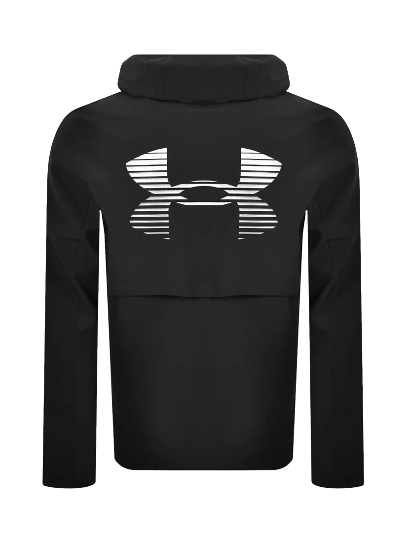 Product image 2 of 2, which shows Under Armour Velociti Pro Storm Jacket, Black / Reflective, M