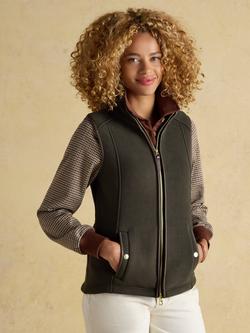 Joules Heritage Fleece Gilet, Dark Green, Dark Green