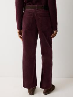 Jigsaw Delmont Velvet Tapered Jeans - view 2, Purple