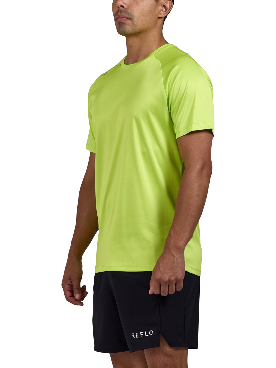 Product image 1 of 6, which shows REFLO Aras T-Shirt, Power Lime, XXXL