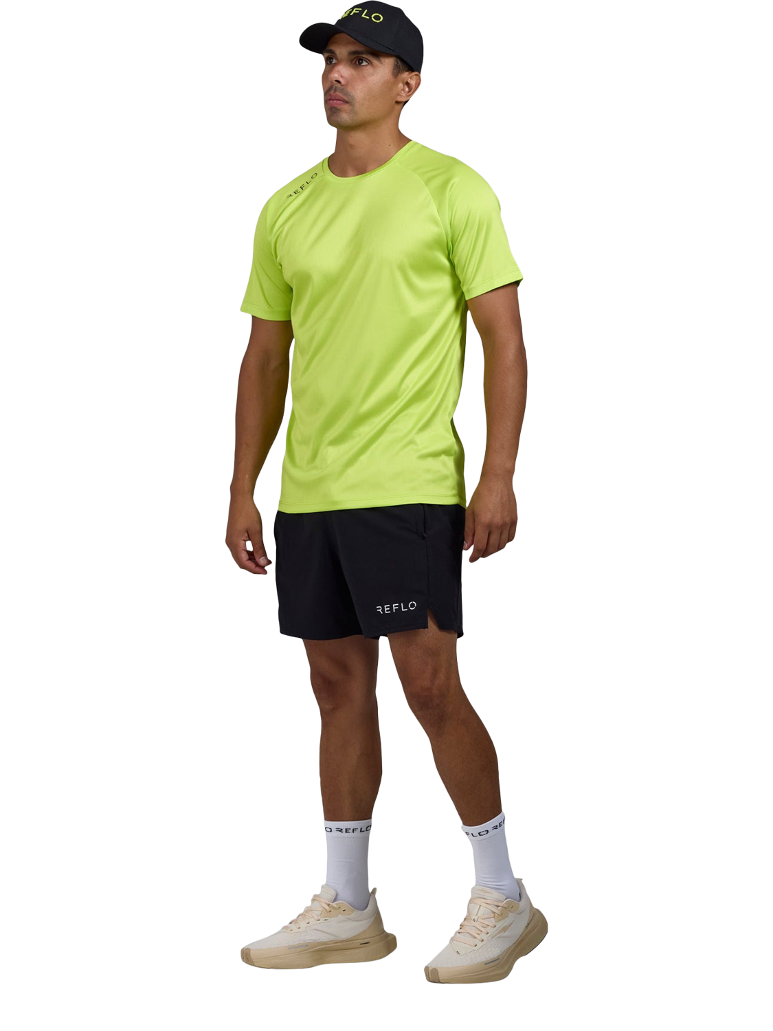 Product image 4 of 6, which shows REFLO Aras T-Shirt, Power Lime, XXXL