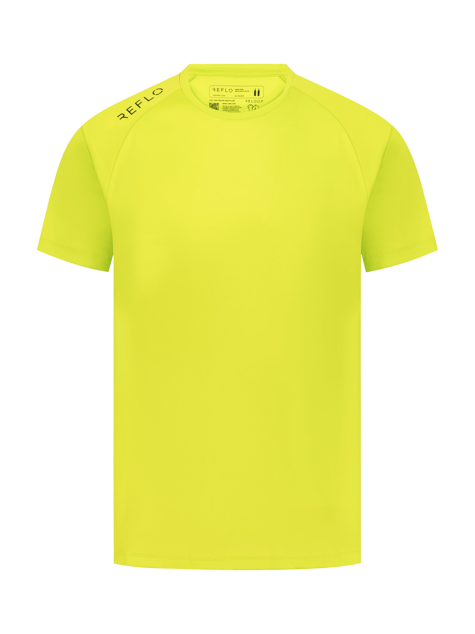 Product image 6 of 6, which shows REFLO Aras T-Shirt, Power Lime, XXXL