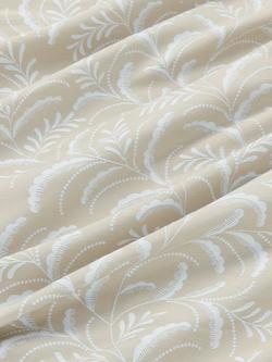 John Lewis Jouvene Weave Pair Blackout/Thermal Lined Pencil Pleat Curtains, Putty - view 2, Putty