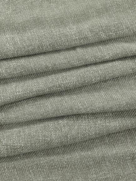 John Lewis Rustic Twill Pair Blackout Lined Pencil Pleat Curtains - view 2, Laurel Green
