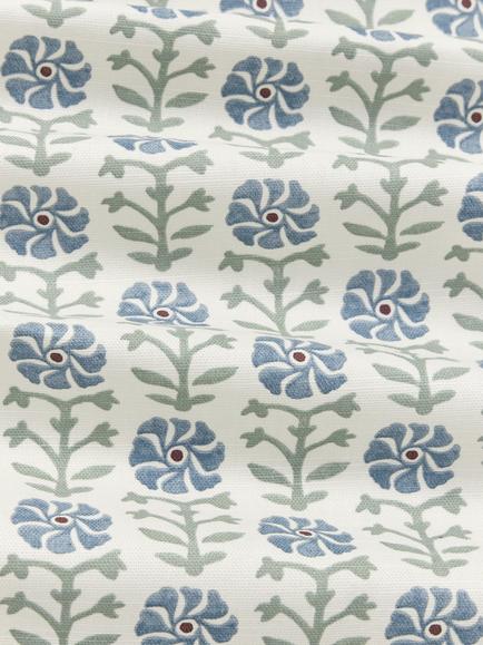 John Lewis Aria Pair Blackout Lined Pencil Pleat Curtains, Lake Blue - view 2, Lake Blue