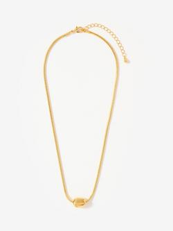 Mint Velvet Sphere Necklace, Gold, Gold
