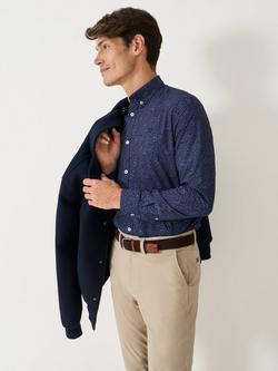 Crew Clothing Cotton Regular Fit Floral Shirt, Navy, Navy