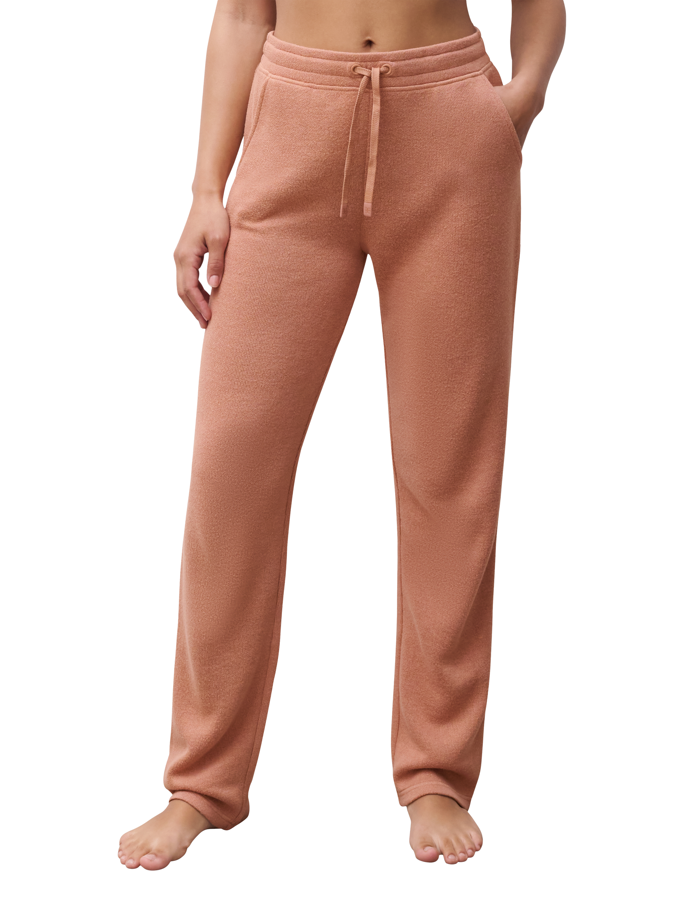 Product image 1 of 5, which shows Chantelle Jerry Lounge Trousers, Camel, XS