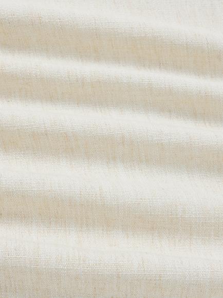 John Lewis Linen Look Pair Lined Pencil Pleat Curtains - view 2, Cream