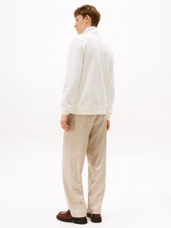 Tommy Hilfiger Intechno Knit Quarter-Zip Jumper - view 2, Ivory Petal