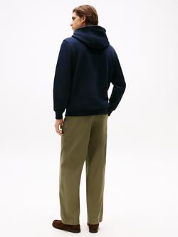 Tommy Hilfiger Cotton Blend Embroidered Flag Hoodie - view 2, Desert Sky