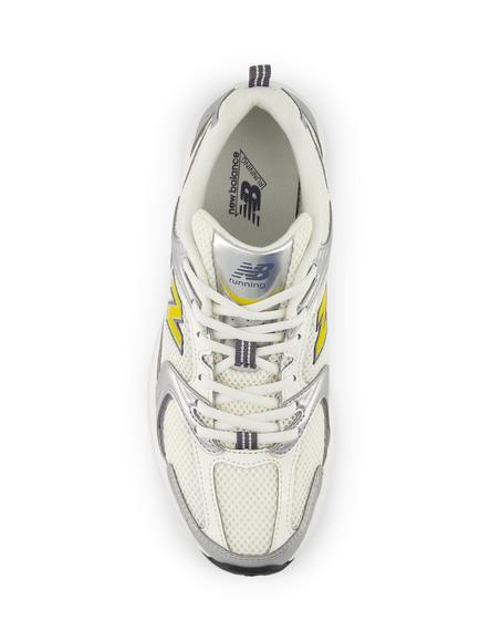 New Balance 530 Lace-Up Trainers, Silver Metallic - view 2, Silver Metallic
