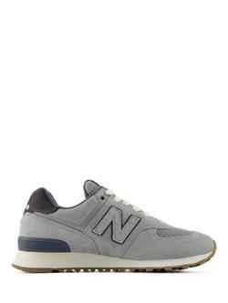 New Balance 574 Trainers, Grey/Navy, Grey/Navy