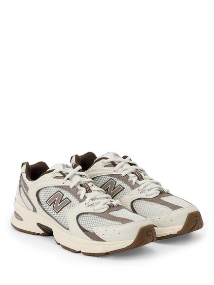 New Balance 530 Trainers, Off White/Mushroom - view 2, Off White/Mushroom