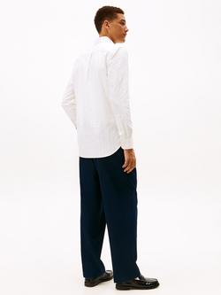 Tommy Hilfiger Heritage Cotton Regular Fit Stripe Oxford Shirt - view 2, Ivory Silk