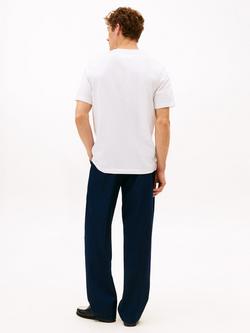 Tommy Hilfiger Brand Love Cotton Regular Fit Short Sleeve Logo T-Shirt - view 2, White