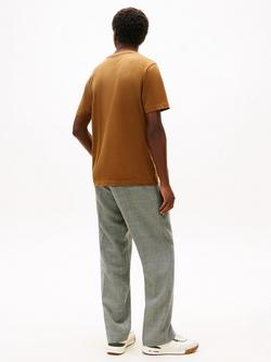 Tommy Hilfiger Essential Cotton Regular Fit Short Sleeve T-Shirt - view 2, Highland Khaki