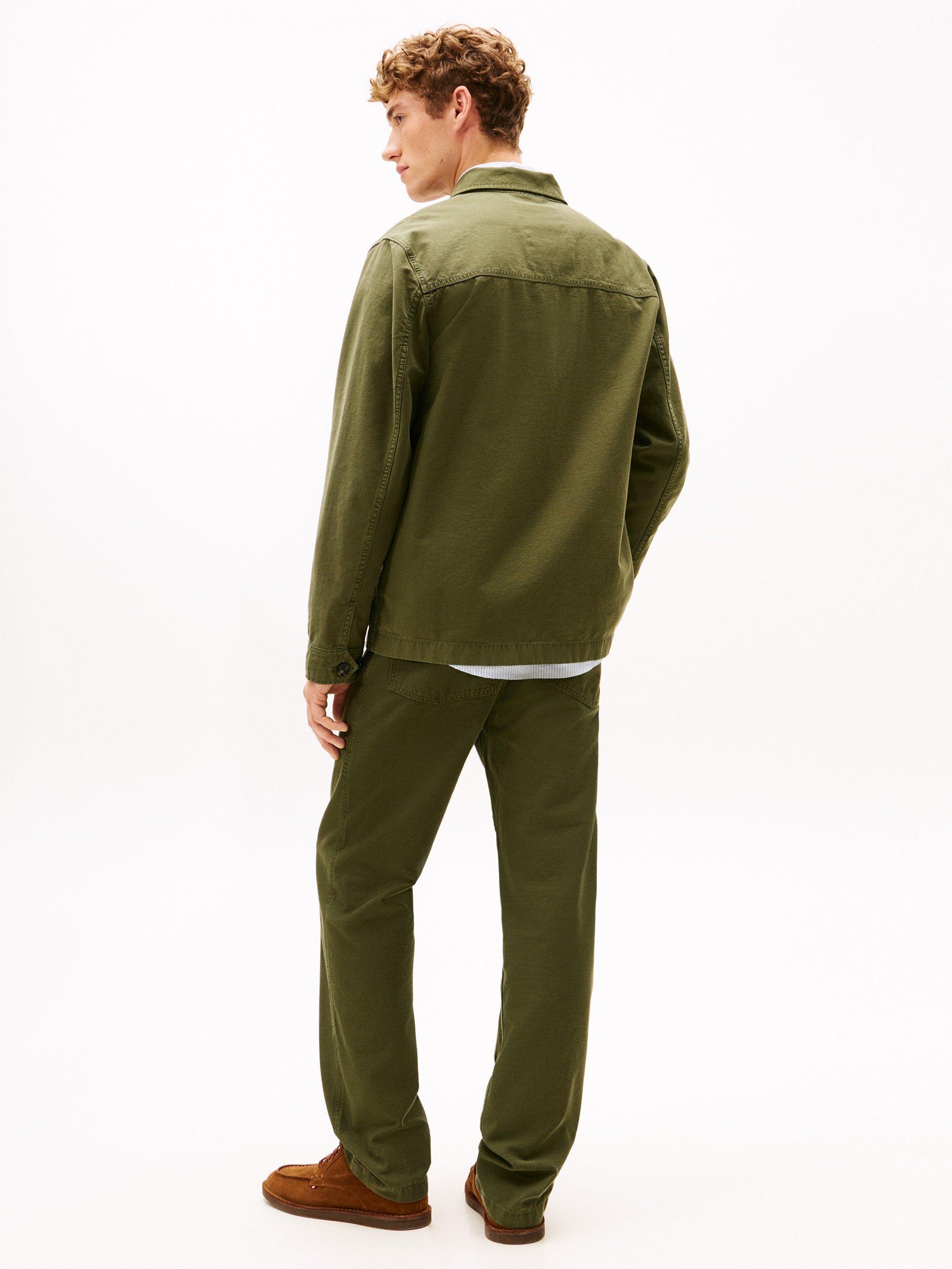 Product image 2 of 6, which shows Tommy Hilfiger Cotton Utility Jacket, Arctic Spruce, XS