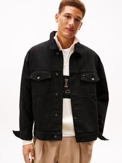 Tommy Hilfiger Denim Trucker Jacket, Black, Black