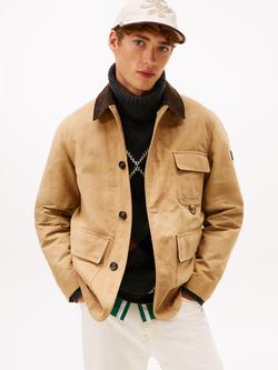 Tommy Hilfiger Waxed Cotton Barn Jacket, Safari, Safari