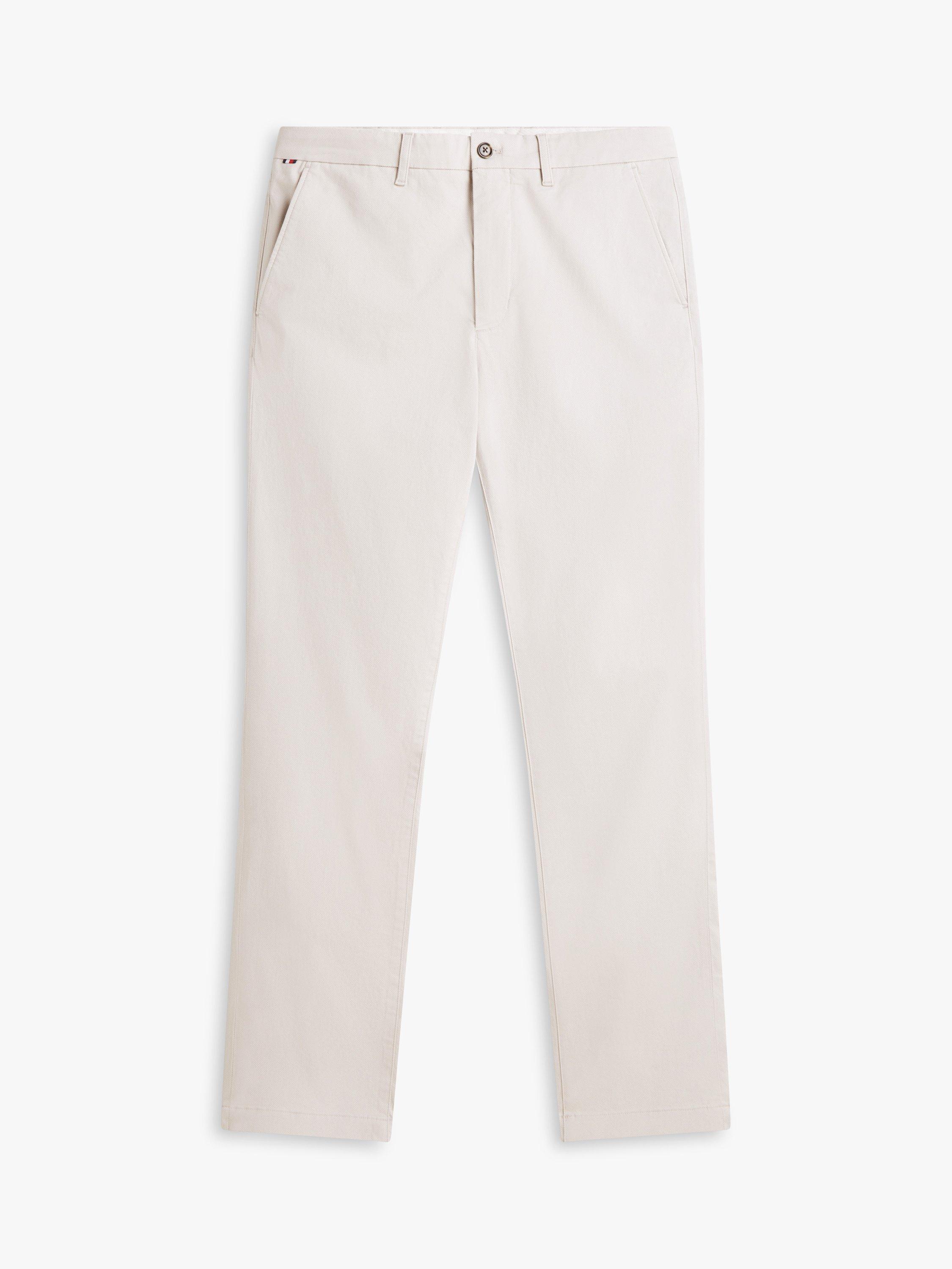 Product image 5 of 5, which shows Tommy Hilfiger Denton Cotton Blend Chinos, October Grey, W32/L30