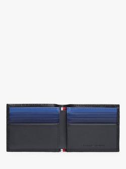 Tommy Hilfiger Leather Flag Bifold Credit Card Wallet, Space Blue - view 2, Space Blue