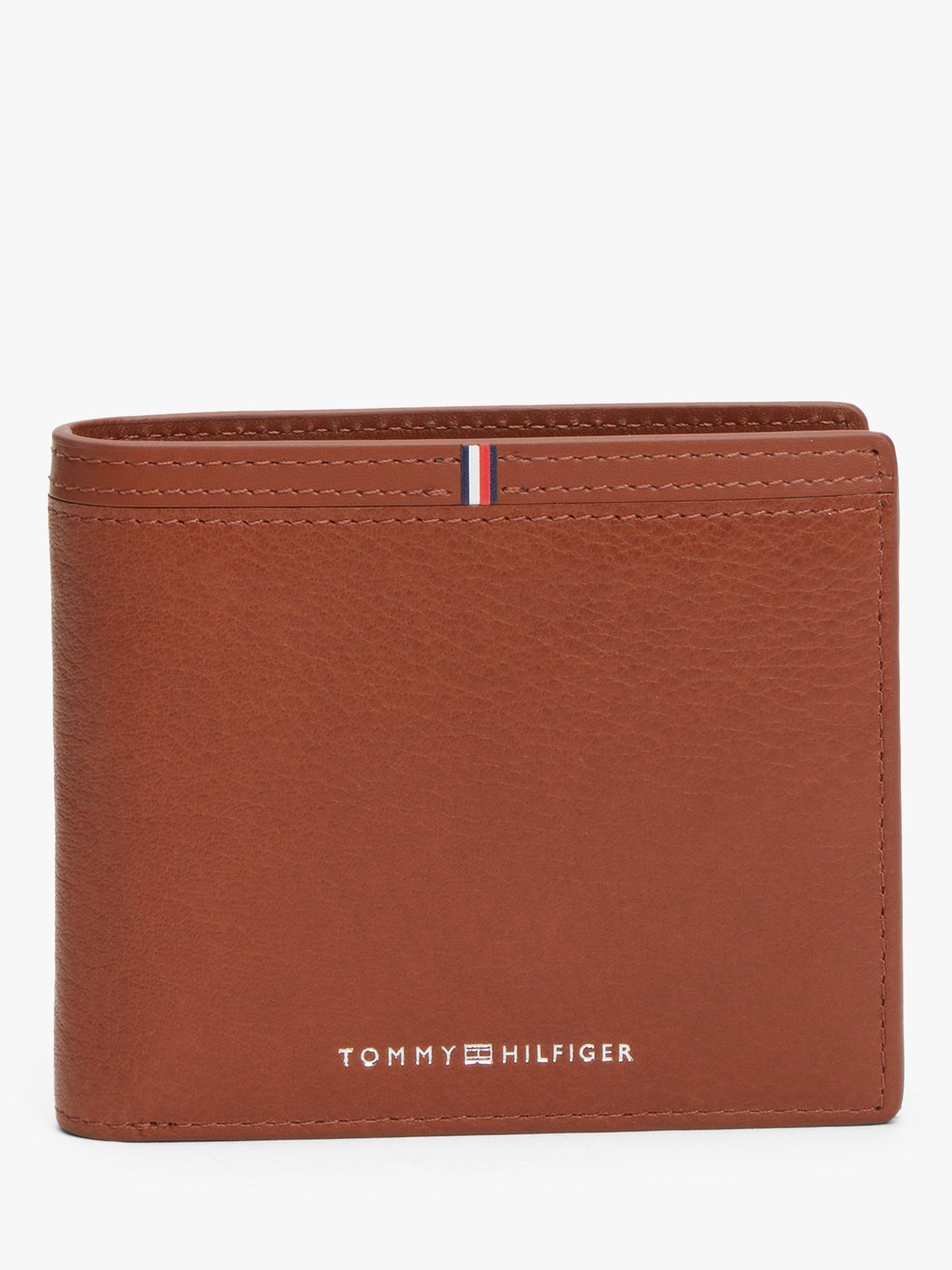 Product image 1 of 3, which shows Tommy Hilfiger Leather Logo Bifold Wallet, Winter Cognac, One Size