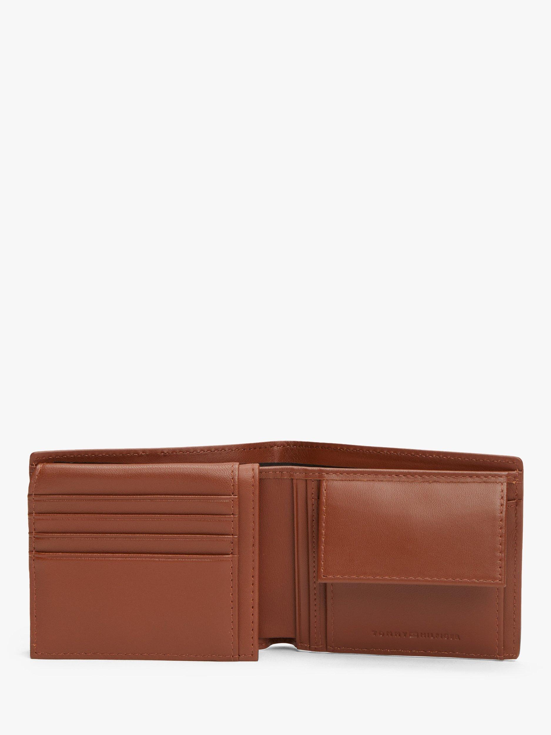 Product image 2 of 3, which shows Tommy Hilfiger Leather Logo Bifold Wallet, Winter Cognac, One Size