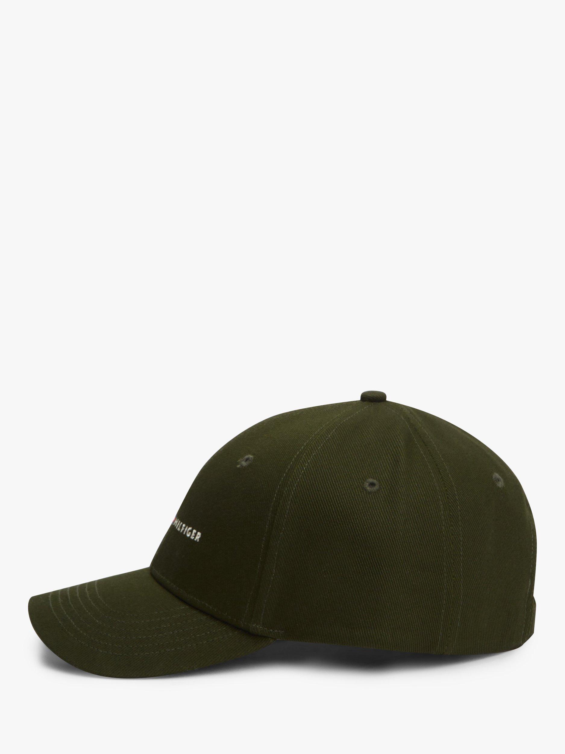 Product image 4 of 4, which shows Tommy Hilfiger Embroidered Logo Six-Panel Baseball Cap, Arctic Spruce, One Size
