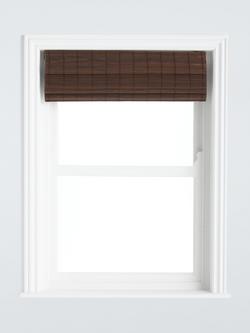 John Lewis Bamboo Cordless Blind - view 2, Dark Wood