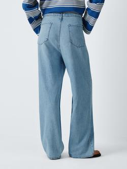 rag & bone Phoebe Drawstring Wide Leg Jeans, Everglade - view 2, Everglade