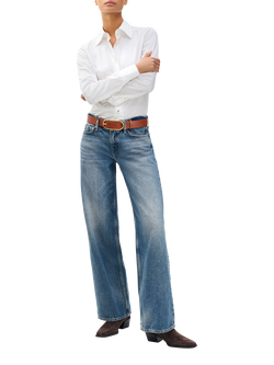 rag & bone Saige Full Straight Jeans, Echo, Echo