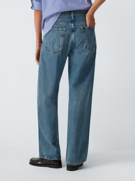rag & bone Saige Full Straight Jeans, Echo, Echo