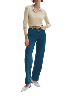 rag & bone Shea Mid Rise Straight Leg Jeans, Cornflower, Cornflower