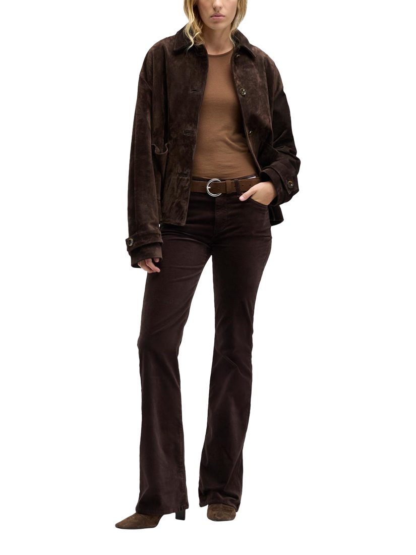 Product image 3 of 6, which shows 7 For All Mankind Leggy Bootcut Jeans, Brown, 26