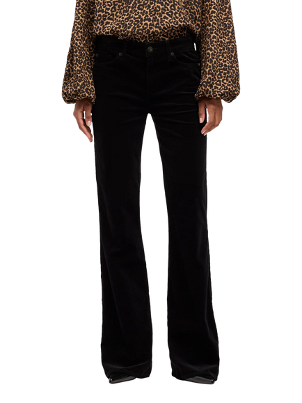 7 For All Mankind Leggy Bootcut Jeans, Black