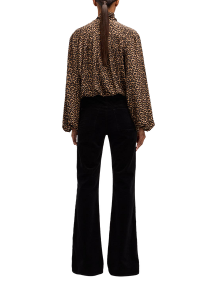 7 For All Mankind Leggy Bootcut Jeans - view 2, Black