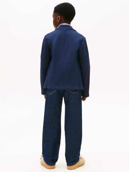 Tommy Hilfiger Kids' Single Breasted Blazer, Dark Night Navy - view 2, Dark Night Navy