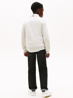 Tommy Hilfiger Kids' Heritage Flag Sweatshirt, Light Grey Heather - view 2, Light Grey Heather