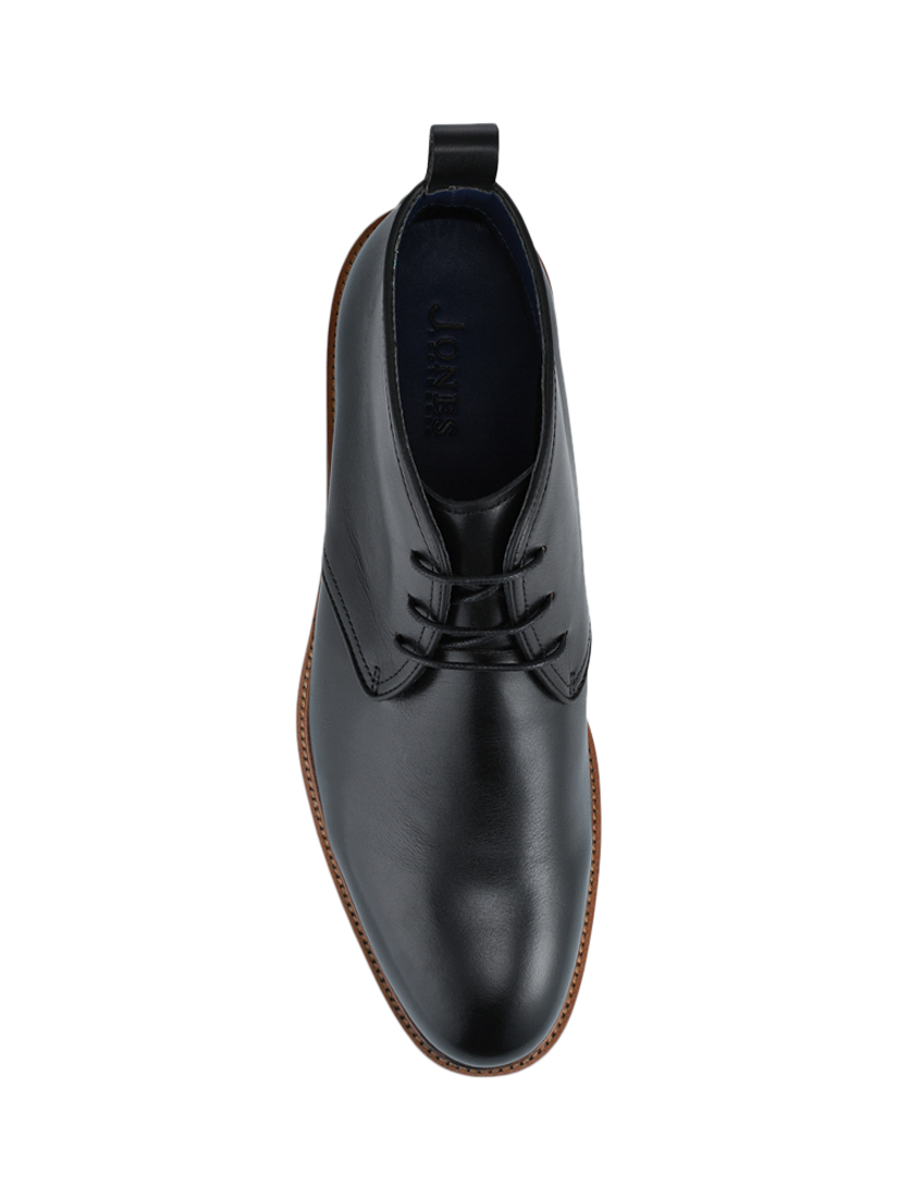 Product image 4 of 5, which shows Jones Bootmaker Fabrino Chukka Boots, Black, 6