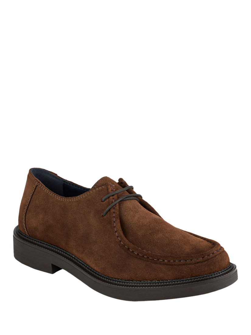 Product image 2 of 5, which shows Jones Bootmaker Karson Suede Lace-Up Shoes, Brown, 7