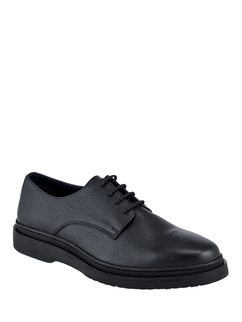 Product image 2 of 5, which shows Jones Bootmaker Jameson Leather Lace-Up Shoes, Black Grain, 6