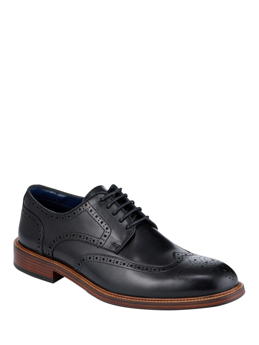 Product image 2 of 5, which shows Jones Bootmaker Maisen Leather Brogues, Black, 6