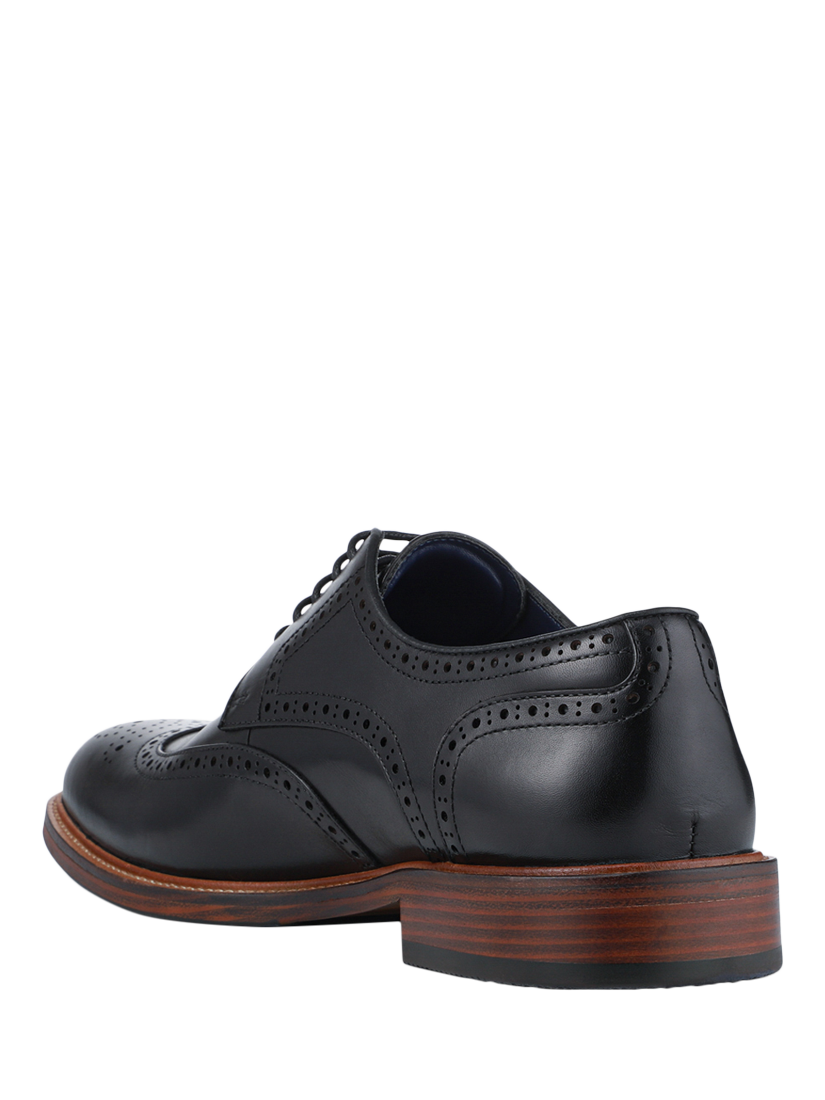 Product image 3 of 5, which shows Jones Bootmaker Maisen Leather Brogues, Black, 6