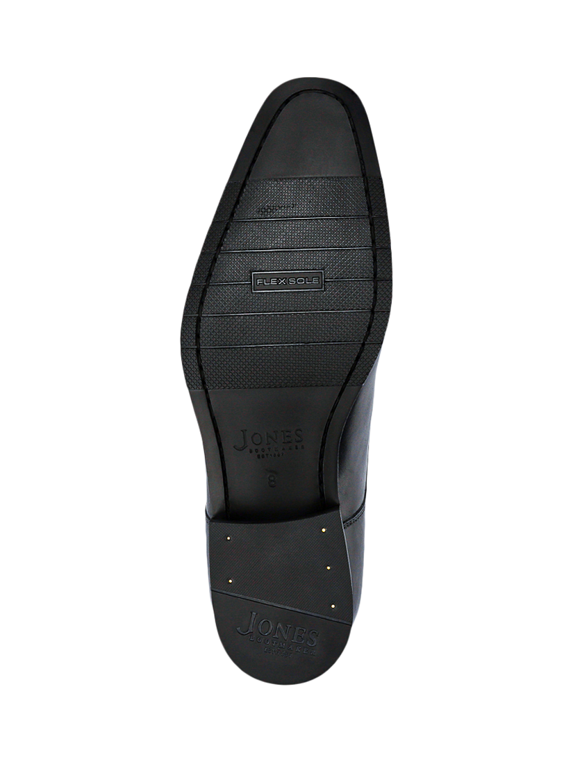Product image 5 of 5, which shows Jones Bootmaker Milligan Leather Derby Shoes, Black, 5